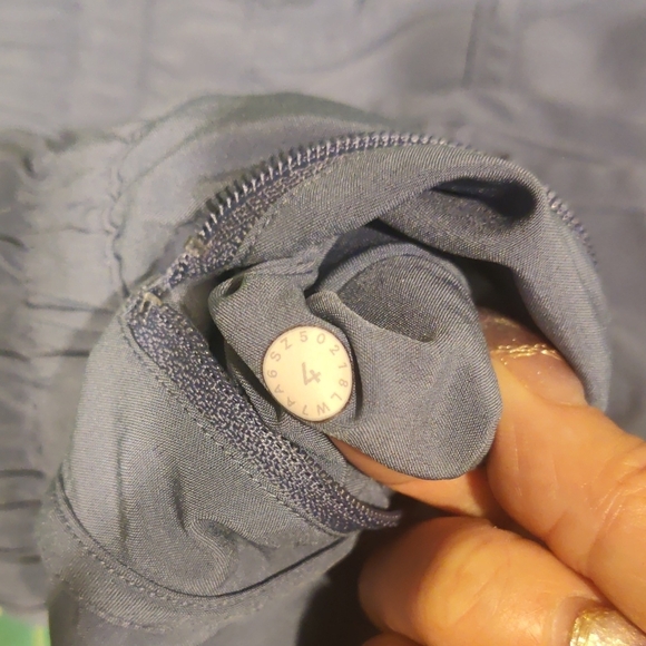 Women's Blue Athletic Shorts - Picture 9 of 9